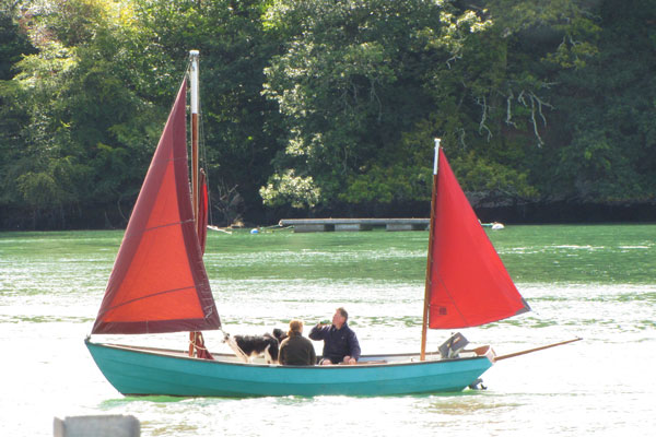 Sailing on the River Dart